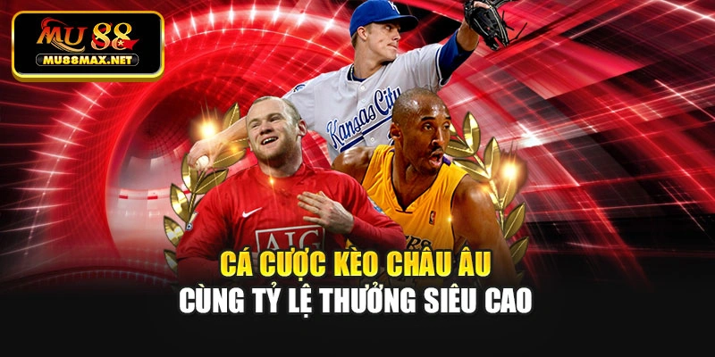 Cá cược kèo châu Âu cùng tỷ lệ thưởng siêu cao
